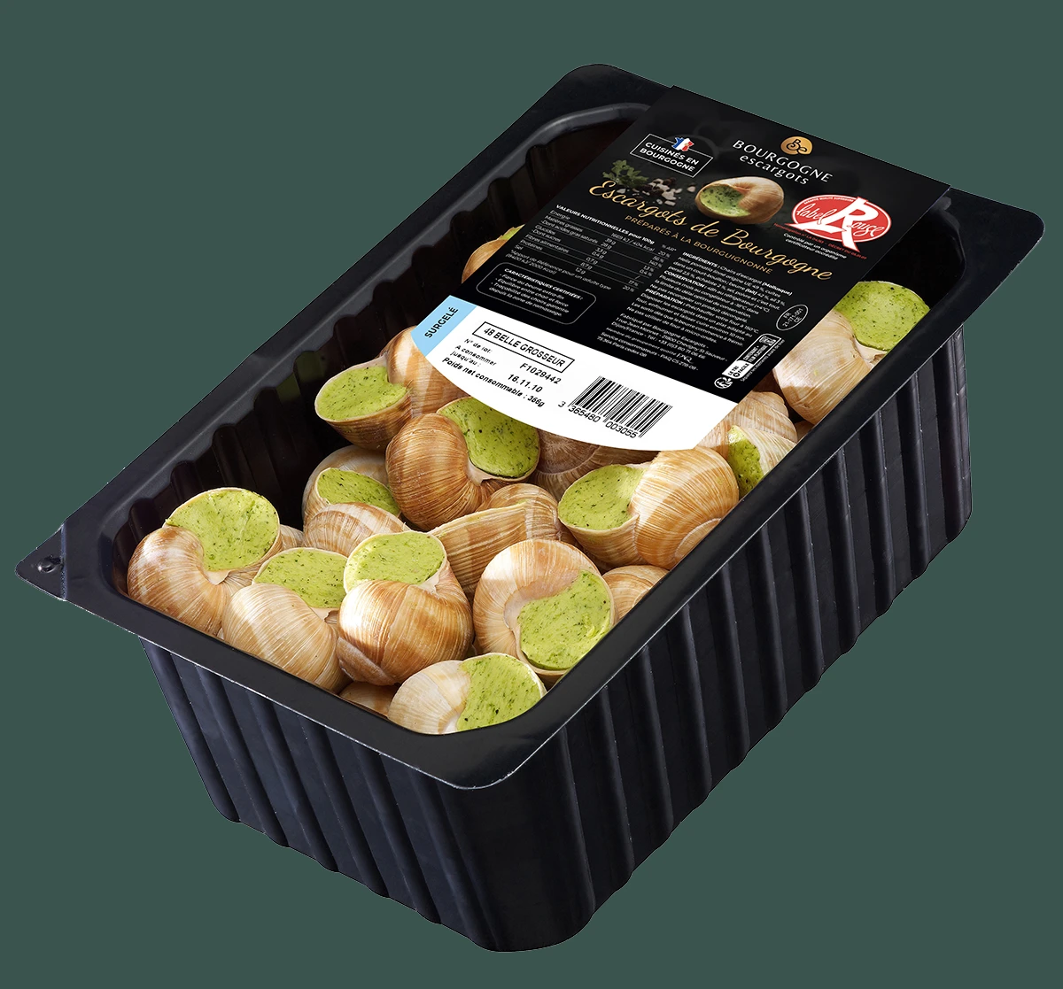 Barquette Mockup Bourgogne Escargot V1