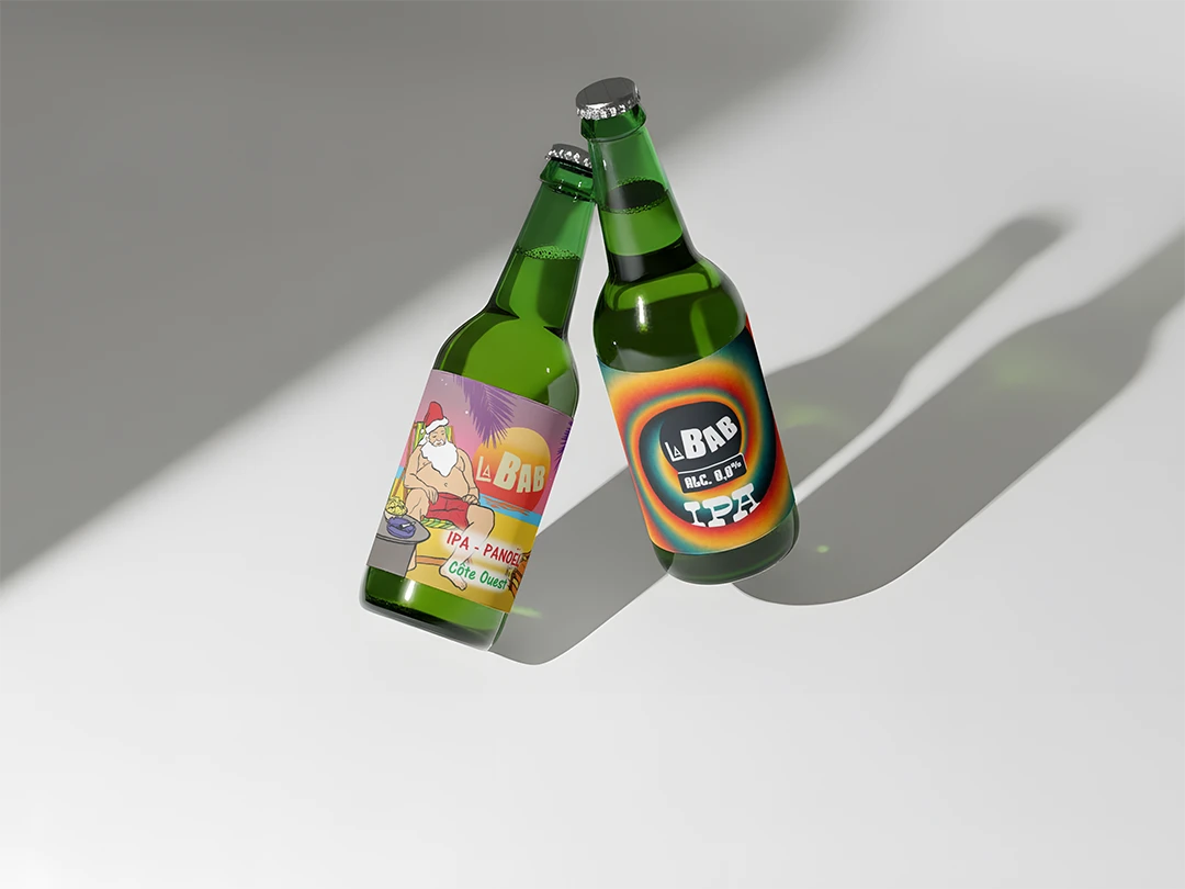 Étiquette Bière Mockup Lebab V2
