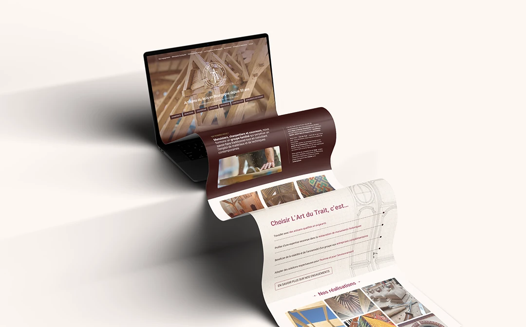 Site Mockup Lart Du Trait V4