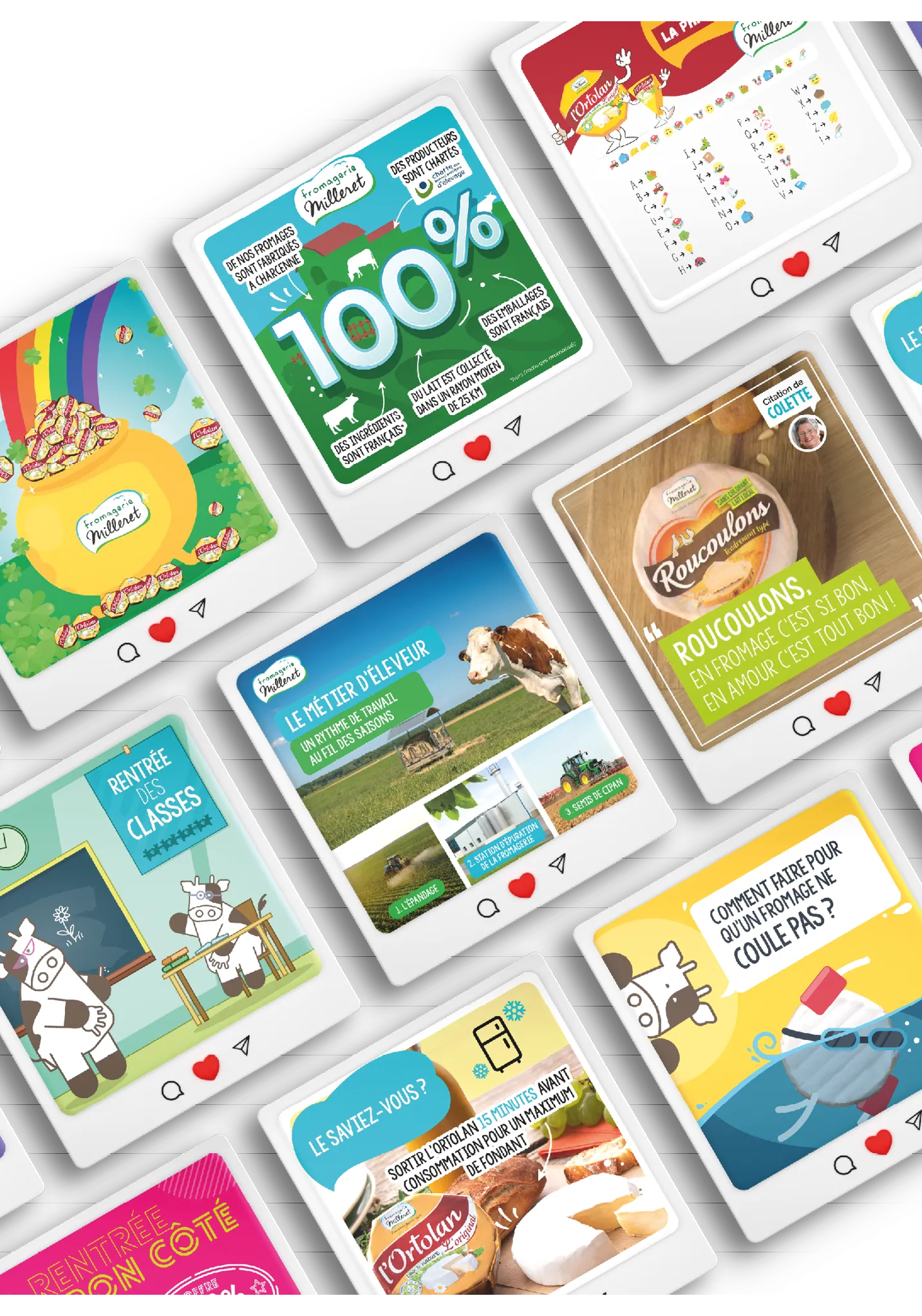 Identité Graphique Fromagerie Milleret