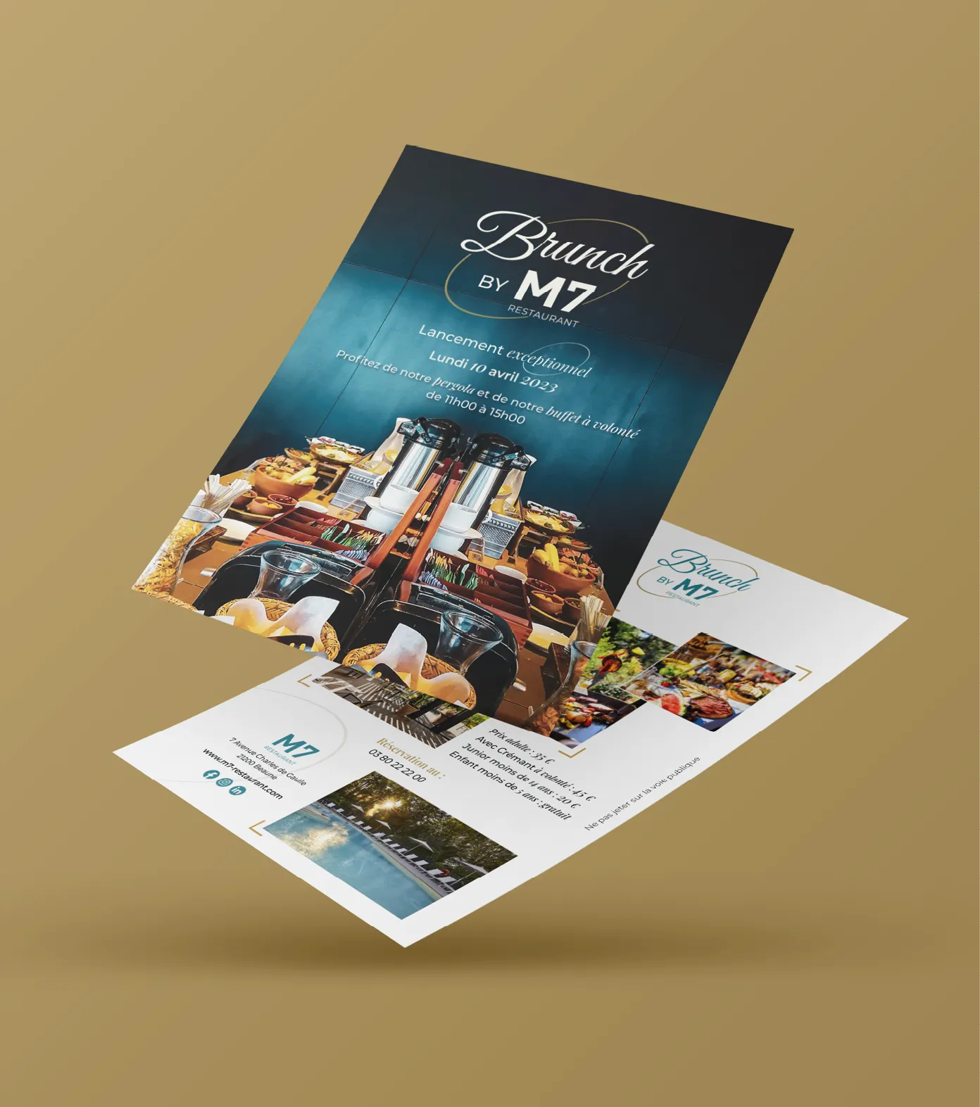 Identité Graphique M7 Restaurant
