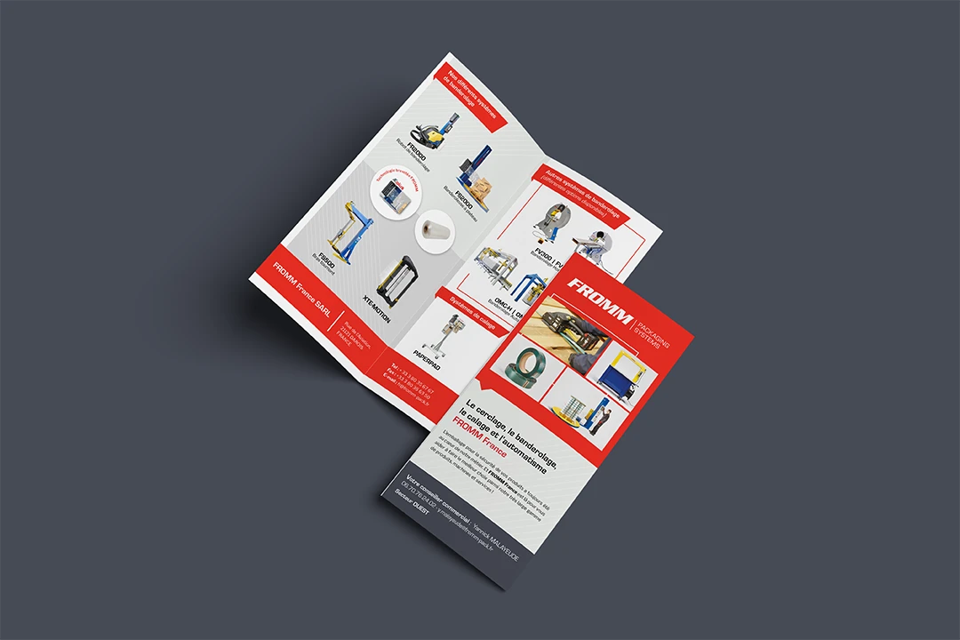 Dépliant Mockup Fromm V1